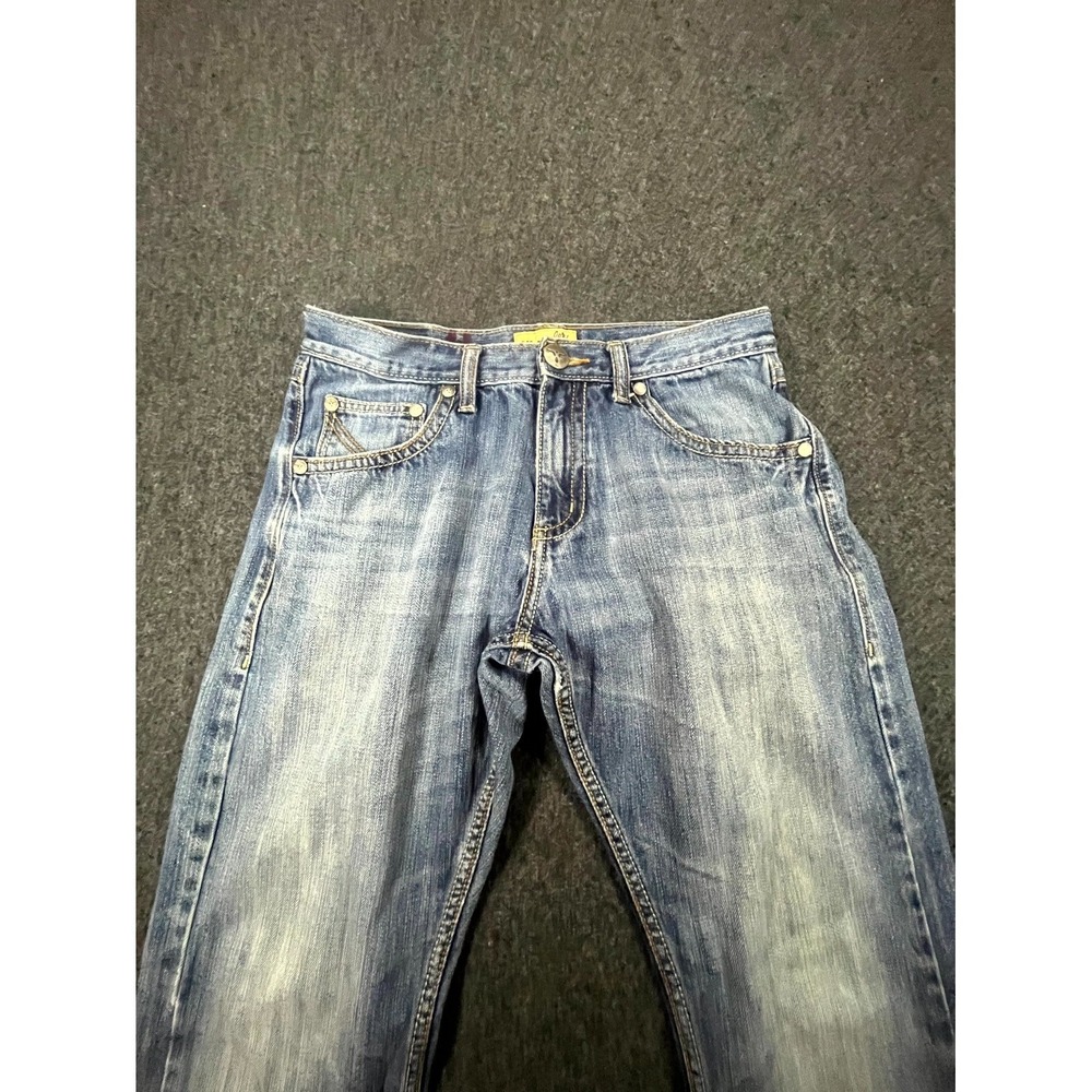 Wrangler 20X No 42 Western Cowboy Jeans Men's 32x32 Blue Denim Whiskered Outdoor - Picture 2 of 11